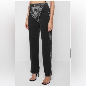 Maniere de voir two tone marble mom jeans